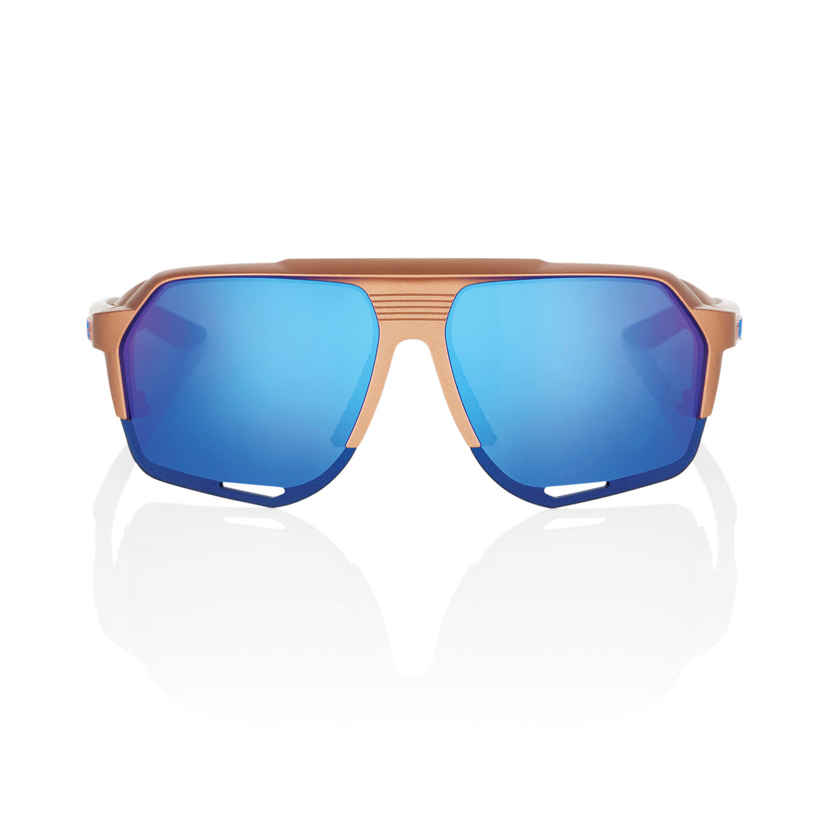 NORVIK - Matte Copper Chromium - Blue Multilayer Mirror Lens